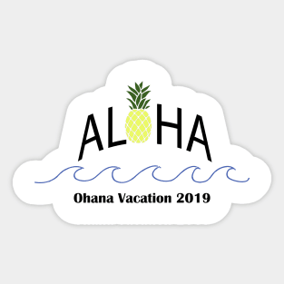Vacation 2019 Shirts Sticker